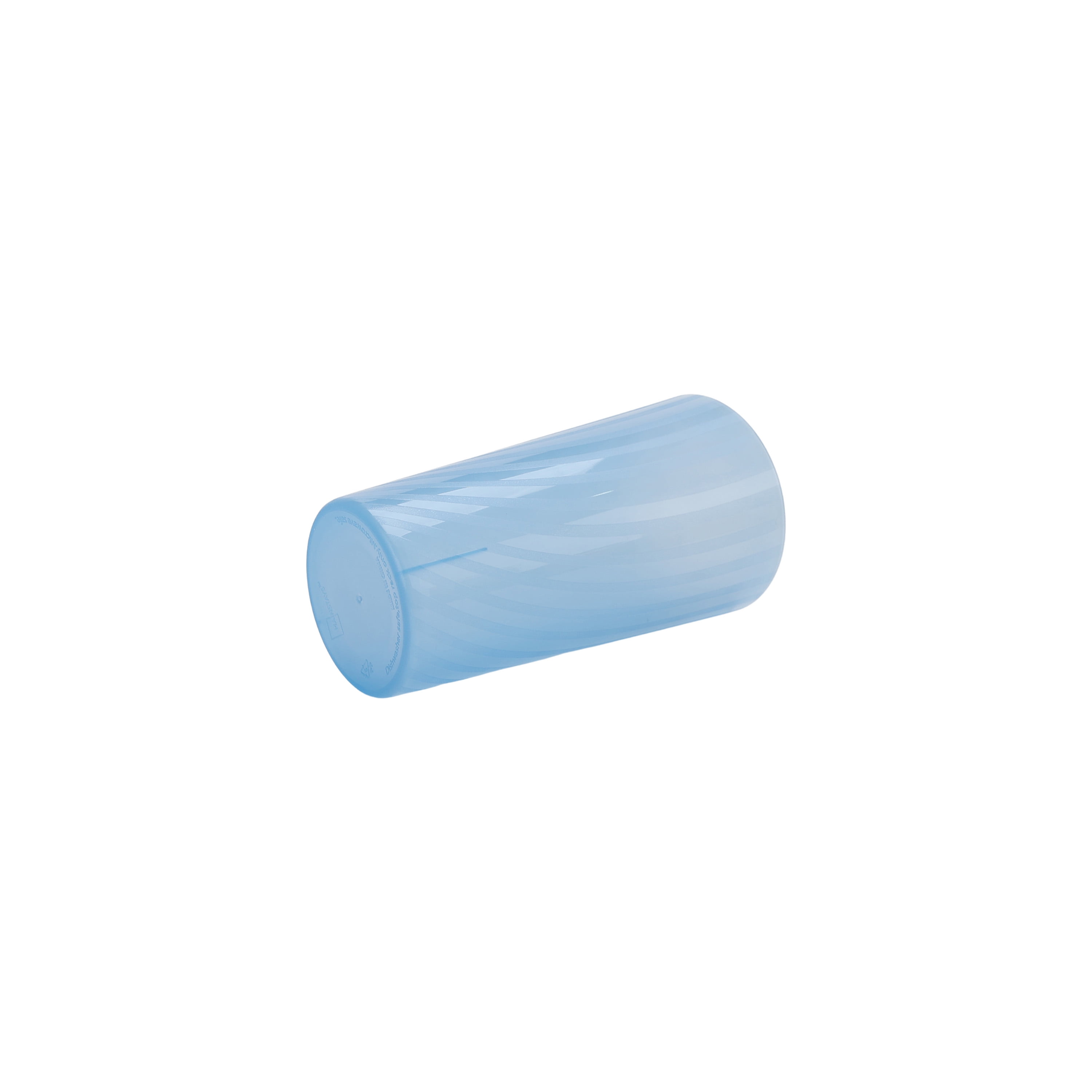 Mainstays - Blue Round Plastic Swirl Pattern Tumbler, 26-Ounce