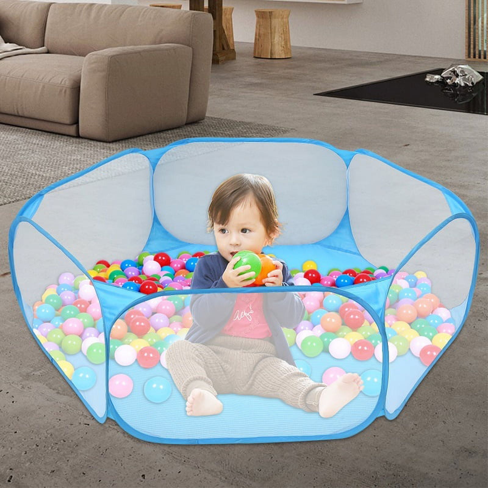 Small Animals Cage Tent, Breathable & Transparent Pet Play Pop O Outdoor/Indoor Exercise Fence, Portable Yard Fence for Guinea Pig, Rabbits, Hamster, Chinchillas and Hedgehogs