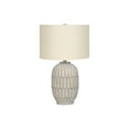 thumbnail image 4 of Monarch Specialties Lighting, 24"h, Table Lamp, Cream Resin, Ivory / Cream Shade, Transitional, 4 of 6