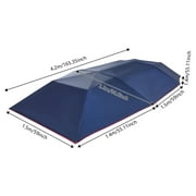 Semi-Automatic Car Tent, Removable Carport Folding Portable Car Protection, Sun Protection Car Awning Cover(Navy Blue)