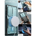 thumbnail image 5 of ExoGuard For Samsung Galaxy S24 Ultra Case, Phone Case with Screen Protector and Kickstand (Blue), 5 of 6