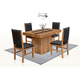 thumbnail image 2 of Comedor 4 Sillas Eleonora - Parota, 2 of 2