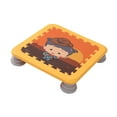 thumbnail image 2 of S SERENABLE Trampoline pour Enfants Portable Mini Trampoline pour Garçons Filles École Orange, 2 of 9