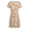 thumbnail image 4 of Pixelated Nudity Censored Light Skin Dress Fashion Beach Short Sleeve Dresses Female Party Printed Sundress, 4 of 7