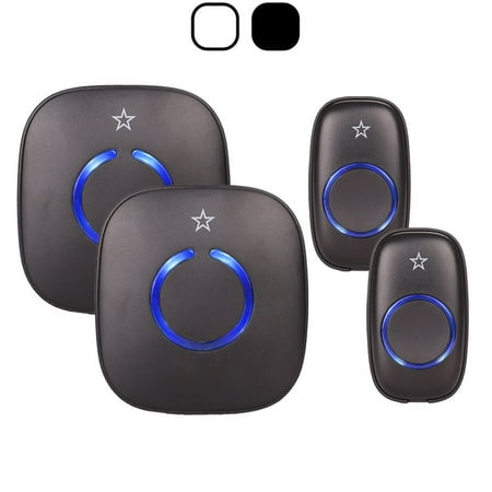 2016 STARPOINT Expandable Wireless Multi-Unit Long Range Doorbell Chime Alert System, Base Starter