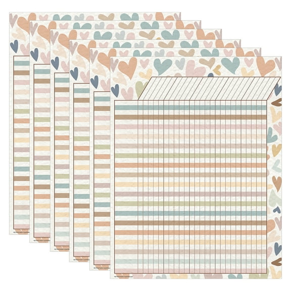 Teacher Created Resources Everyone is Welcome Incentive Chart, Pack of 6