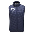 thumbnail image 4 of Women's Plus Size Heated Vest with 9 Heating Zones Rechargeable Battery for Cold Weather Protection, 4 of 6