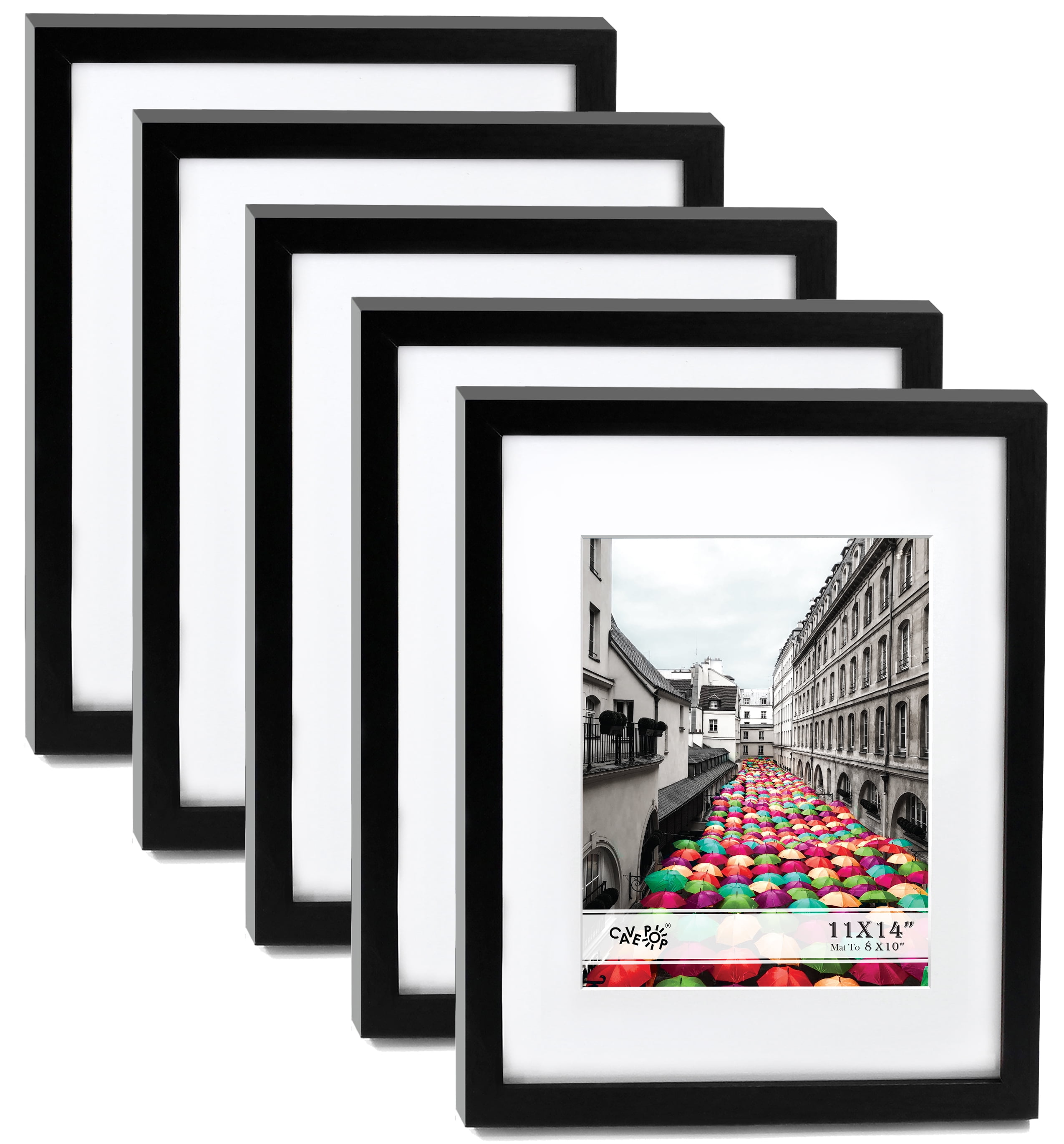 Details about   Photo Frame 8 x 10" Set Of 6 Format Lot Wall Art Home Decor Black Picture Frames 