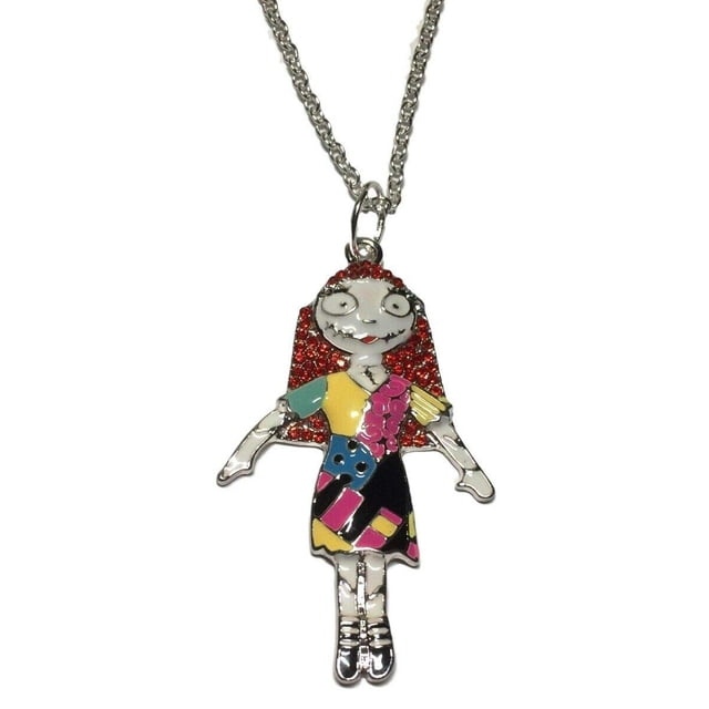 EC Trading Nightmare Before Christmas Sally Rhinestone Pendant Necklace