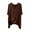 Brown, variant on MIXUE Womens Tops Summer Solid Color V Neck Short Sleeve Plus Size Casual T-shirts Sportswear,White,XXL