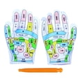 thumbnail image 4 of Guantes de acupresión, guantes de acupuntura, cómodos, portátiles, herramientas de reflexología de acupresión, guantes de de manos para oficina Yinane Guantes de acupuntura, 4 of 8