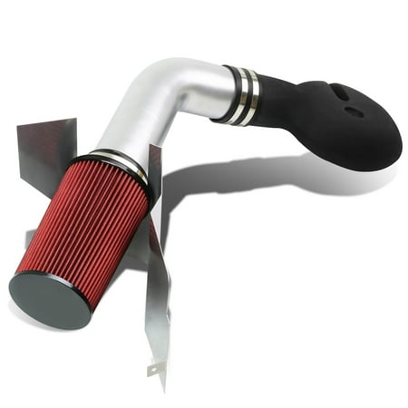 Dodge Dakota Intake - For 97-99 Dodge Dakota / Durango 5.2/5.9L Silver Coated Aluminum Cold Air Intake Pipe + Heat Shield + Filter 98