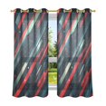 thumbnail image 6 of Yayeee Window Curtains Set of 2 for Living Room Light Filtering 63"x42", Stars Abstract Lines, 6 of 7
