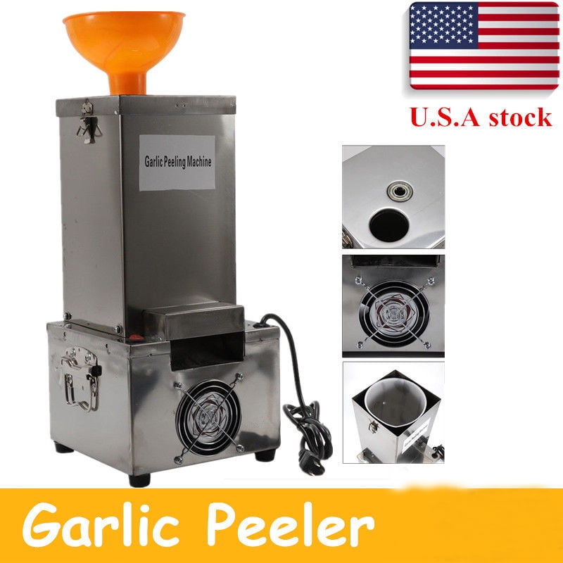 INTSUPERMAI Garlic Peeling Machine Electric Garlic Peeler Household Commercial Dry Garlic Peeler
