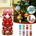 thumbnail image 2 of Uutvmp 24PCS Christmas Ball Ornament Pendant Party Supplies Tree Hanging Plastic Ball For Christmas Tree Decoration 6cm/2.36in, 2 of 5