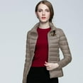 thumbnail image 3 of Women's Water-Repellent Winter Puffer Jacket Packable Light Weight Quilted Coat, 3 of 5