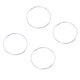 thumbnail image 4 of Conectores de collar de aro circular, anillo de eslabones, aro circular, plata de ley 925 20mm 4 Piezas, 4 of 9