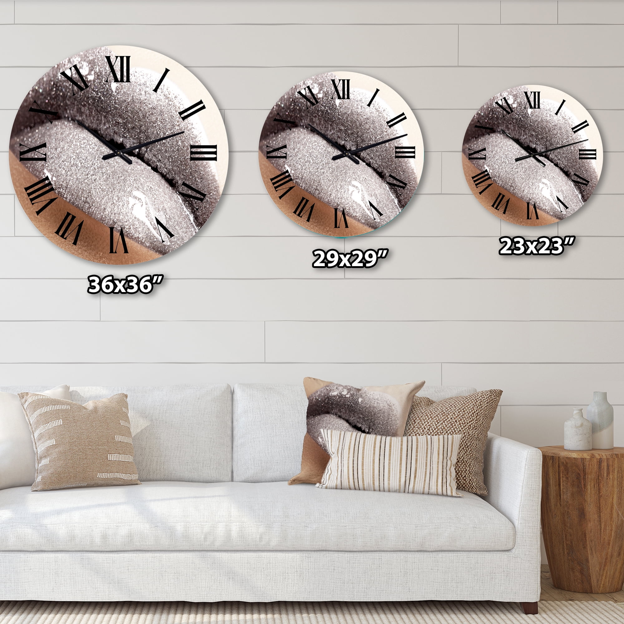 Designart 1 in Quartz Modern/Contemporary Wall Clock