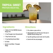 Isopure Clear Low Carb 100% Whey Protein Isolate, Mango Lime, 14.1 oz