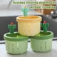 thumbnail image 5 of Colador de drenaje para fregadero de cocina Cactus, multifuncional, para uso doméstico, con cesta de drenaje, cesta de elevación de red, cesta de descarga automática a presión, filtro recolector de, 5 of 8