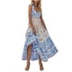 thumbnail image 1 of Vestidos de Verano de Mujer, Cuello en V sin Mangas de Impresión Boho Vestido de Sol, Vestido de Playa Casual para las Vacaciones, 1 of 6
