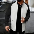 thumbnail image 2 of Lyrehush Track Jackets for Men Color Block Long Sleeve Sweatshirts Relaxed Fitted Zip up Sport Jacket, 2 of 5