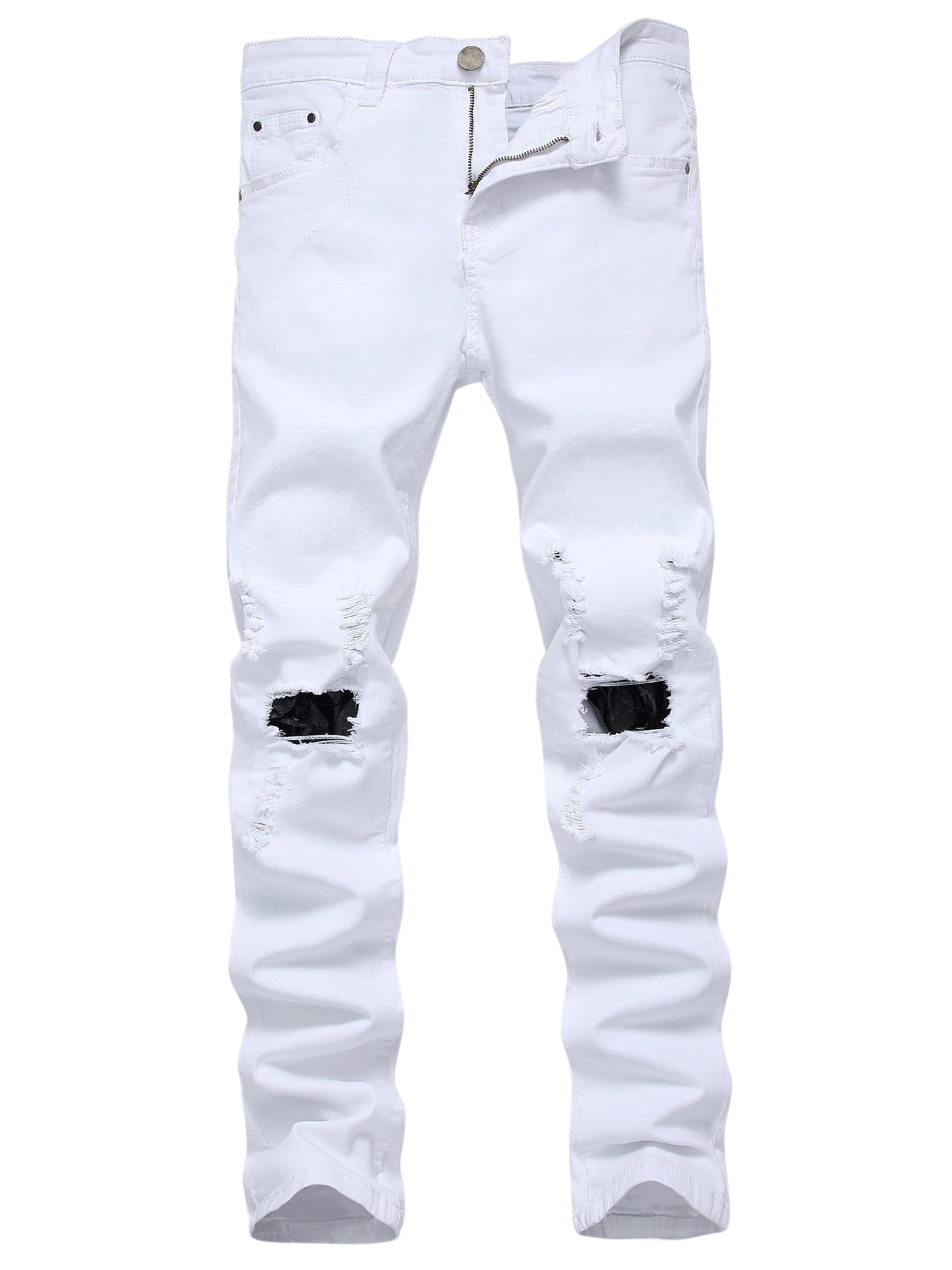 white jeans streetwear