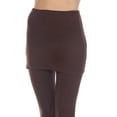 thumbnail image 2 of White Mark Leggings Jupe Décontractée Extensible Douce pour Femmes, 2 of 4