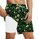 thumbnail image 1 of Mens Pantalones Cortos de Cintura Elástica con Bolsillos Secado Rápido Multi Bolsillo Pantalones de Baño para Hombres, Pantalones de Playa Transpirables con Cordón, 1 of 5