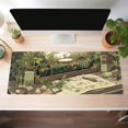thumbnail image 3 of Cute Green Plants Desk Mat Anime Sage Mouse Pad Gaming Desk Pad XL, Kawaii Aesthetic Laptop Computer Keyboard and Mouse Mat, Desktop Decor Accessories Mousepad for Girl Women Office 31.5"x11.8", 3 of 7
