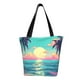 thumbnail image 1 of Easygdp Retro Palm Beach Sunset Bolso de Hombro para Mujer, Bolso Bandolera y Cartera de Mano Elegante para Uso Diario, 1 of 6