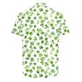 thumbnail image 3 of St. Patrick's Day Shirt for Men, Short Sleeve Shirt Button Up, Fashion Mens Casual Turndown Collar Shirts Short Sleeved Button Shirt Tops, 3 of 4