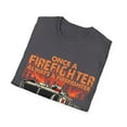 thumbnail image 4 of Once A Firefighter Always A firefighter Novelty Unisex Softstyle T-Shirt, 4 of 4