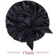 thumbnail image 4 of Capó de seda para el pelo, tamaño gigante para dormir, capó de satén, banda elástica para mujer, pelo largo y rizado trenzado (negro), 4 of 5