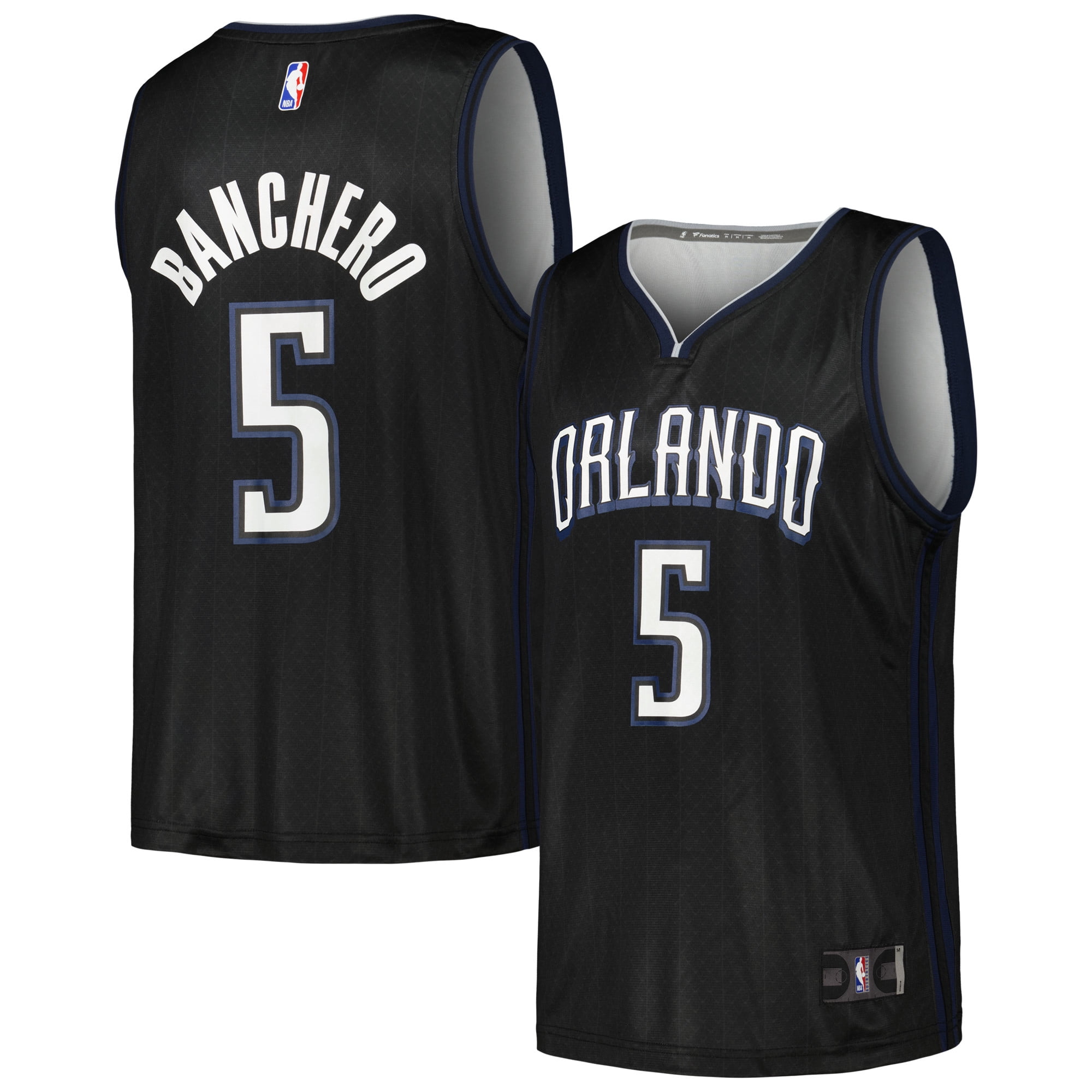 Men's Fanatics Branded Paolo Banchero Black Orlando Magic 2022/23