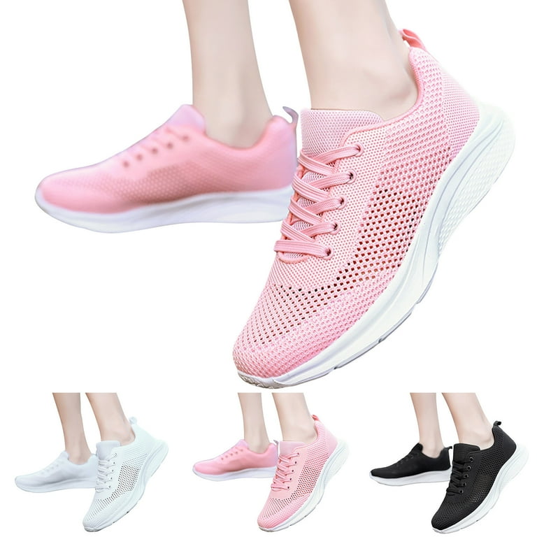 LUOGENLI Female Women's Sneakers Wide Toebox Narrow Heel Women