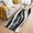 Black, variant on Round Rugs 4Ft, Burnt Orange Waves Round Area Rug Washable Indoor Throw Carpet, Ombre Sea Ripples Shabby Beach Soft Non Slip Circle Rug for Kitchen Nursery Room Home Decor Aesthetic