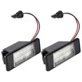thumbnail image 1 of 2pcs Car 18leds License Plate Lights Plastic For Nissan Qashqai X-trail Juke Primera Bright Led Number Licence Plate Light, 1 of 5