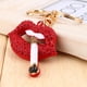 thumbnail image 3 of Llavero Jadeshay Metal Rojo Forma de Labio, 3 of 11