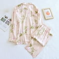 thumbnail image 3 of Pijama de manga larga con botones Gibobby Primavera Otoño Rosa XL, 3 of 5