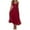 Burgundy, variant on IROINNID Wedding Guest Dresses for Women Formal Evening Night Dress Summer V-Neck Camis Sleeveless Vest Long Dress Trendy A-Line Dress,Coffee