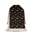 thumbnail image 3 of Christmas Bags Drawstring,Black Christmas Car and Santa Pattern Large Xmas Christmas Gift Bags,Reusable for Xmas and New Year Party Favors and Supplies,27.6" X 19.7", 3 of 6