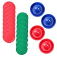 thumbnail image 4 of Monyance Air Hockey Paddle Air Hockey Pushers & Pucks - Replacement Accessories (4 Pushers, 16 Pucks)(3.78X3.78X2.56Inches), 4 of 11