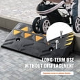 thumbnail image 4 of Rubber Curb Ramp 4.25" Rise, 11.8" Wide Driveway Ramp - 15 Ton Capacity for Cars, Wheelchairs, Trucks & Scooters, 4 of 6