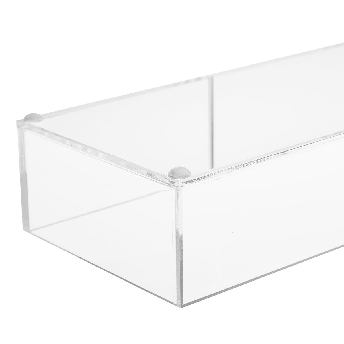 Buy Acrylic Desk Organizer Tray for Storage 3 Compartment, Clear