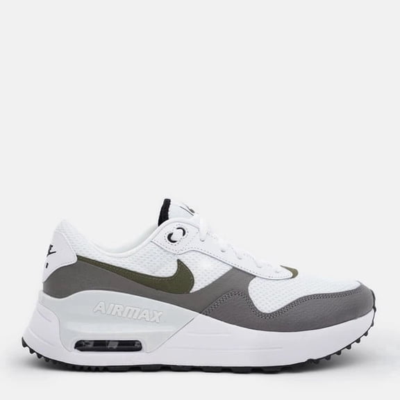 Nike AIR MAX SYSTM DV7587 100 White/Olive-Black (US Footwear Size System, Adult, Men, Numeric, Medium, 7)