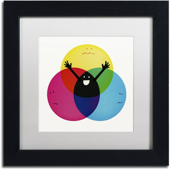 Trademark Fine Art 'Nobody's Child Final' Canvas Art by Robert Farkas, White Matte, Black Frame