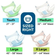 Proheal Small Youth Disposable Diaper Briefs (12 Count) Heavy Absorbency