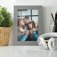 thumbnail image 4 of Grooved 5 in. x 7 in. Grey Picture Frame Set (Set of 4), 4 of 6