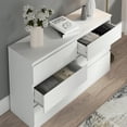thumbnail image 4 of Brindle 6 Drawer Dresser, Matte White, by Hillsdale Living Essentials, 4 of 21